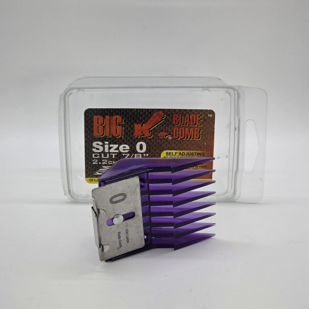 Kim Laube Big K Blade Comb Size 0 Purple‎